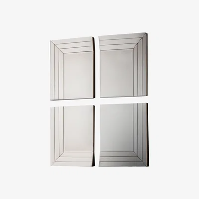 Furniture Village Quartz Set of 4 Mirrors