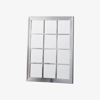 Furniture Village Costner Antique White Mirror - White