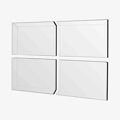 Furniture Village Libbie 4 Panel Mirror