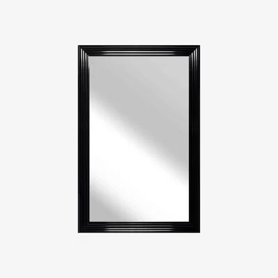 Furniture Village Rectangular Black Framed Mirror
