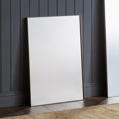 Furniture123 Harlee Rectangle Mirror Silver - Caspian House