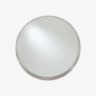 Furniture123 Kamala Grey Oak Round Wall Mirror