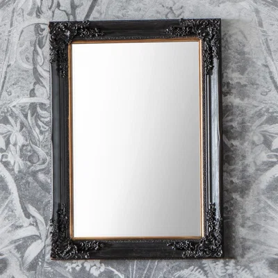 Furniture123 Harrelson Mirror Antique Black - Caspian House
