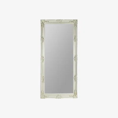 Furniture123 Full Length Leaner Mirror in Cream - Caspian House
