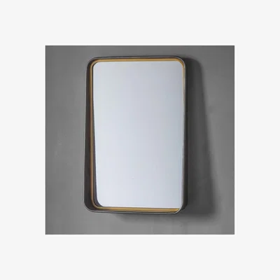Furniture123 Earl Wall Mirror with Two Tone Finish - Caspian House