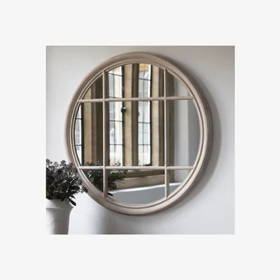 Furniture123 Round Wall Hanging Mirror - Eccleston