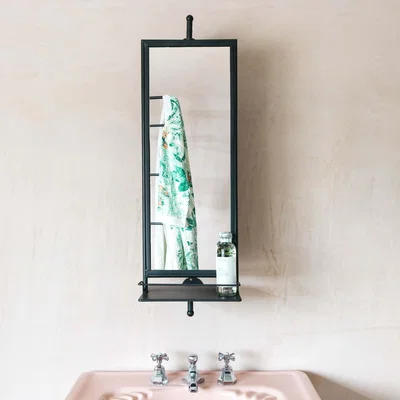 Graham & Green Rotating Mirror with Shelves