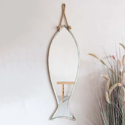 Graham & Green Tall Hanging Fish Mirror