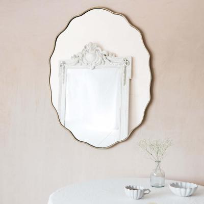 Graham & Green Bevelled Edge Oval Mirror