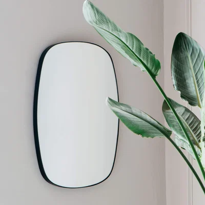 Graham & Green Ronnie Wide Black Mirror