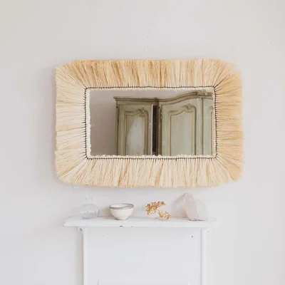 Graham & Green Kula Grass Rectangular Mirror