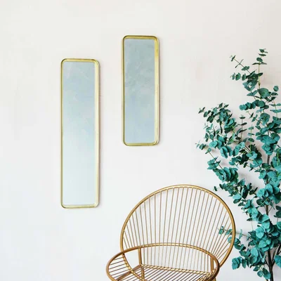 Graham & Green Elske Medium Antique Bronze Mirror