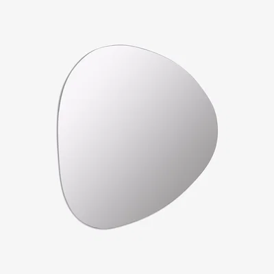 Habitat Habitat Frameless Irregular Wall Mirror - 94x109cm