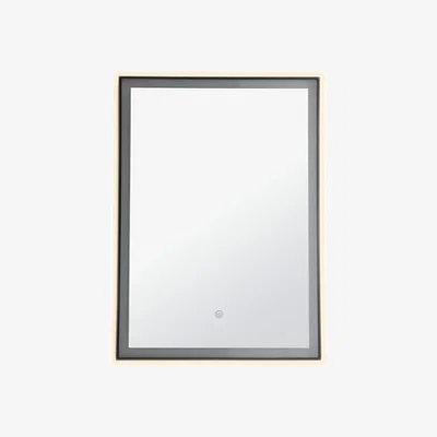 Habitat Habitat Rectangle Backlight LED Mirror - Black