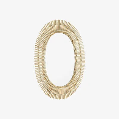 Habitat Habitat Yuma Rattan Oval Wall Mirror - Natural