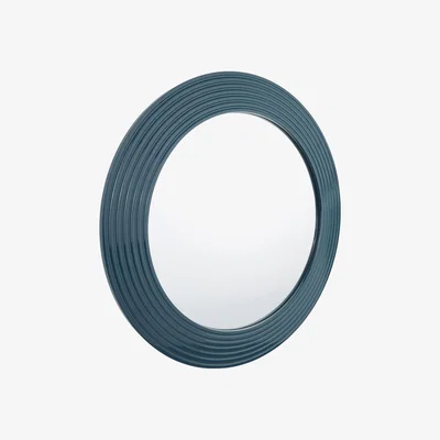 Habitat Habitat Carlo Petrol Blue Round Wall Mirror