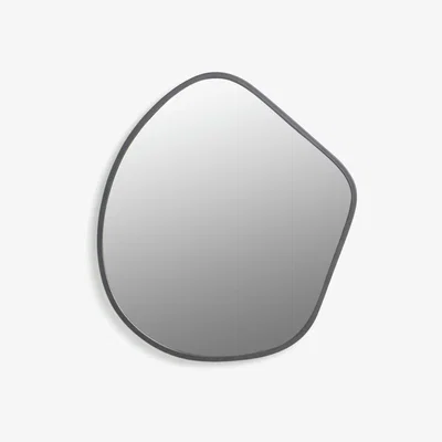 Habitat Habitat Small Asymmetric Wall Mirror - Black - 40x35cm