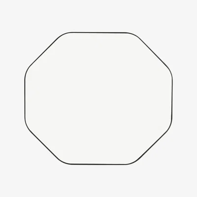Habitat Habitat Cecily Black Octagonal Wall Mirror