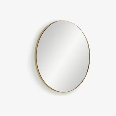 Habitat Habitat Katun Metal Round Wall Mirror - Gold