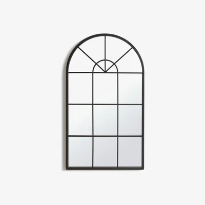 Habitat Habitat Window Pane Mirror - Black