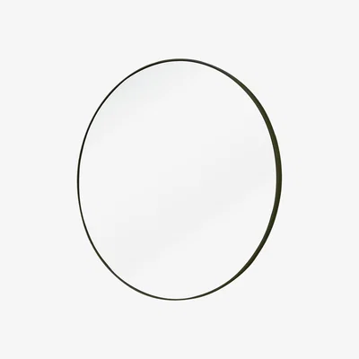 Habitat Habitat Patsy Round Wall Mirror - Black