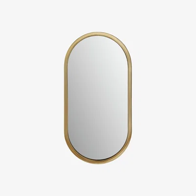 Habitat Habitat Metal Pill Mirror - Brass
