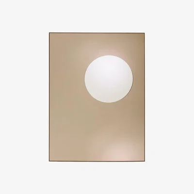 Heal's Ligne Roset Demi-Teintes Wall Mirror Walnut Small
