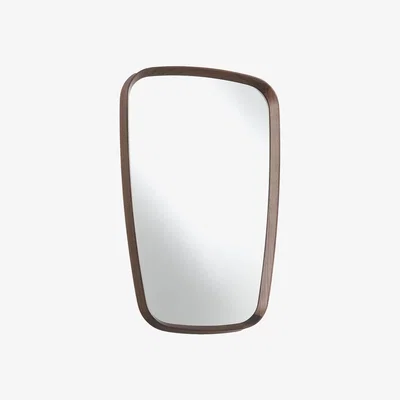 Heal's Porada Mix 1 Rectangular Wall Mirror Canaletta Walnut
