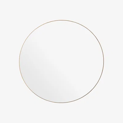 Heal's Heal's Fine Wood Mirror Round Walnut Large 100cm - Heal's UK Furniture
