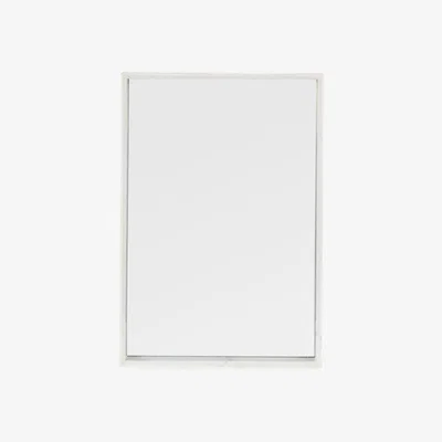 Heal's Heal's Mineral Marble Wall Mirror White 65 x 45cm