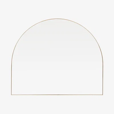Heal's Heal's Fine Edge Mirror Over Mantle Black Medium - Heal's UK Furniture