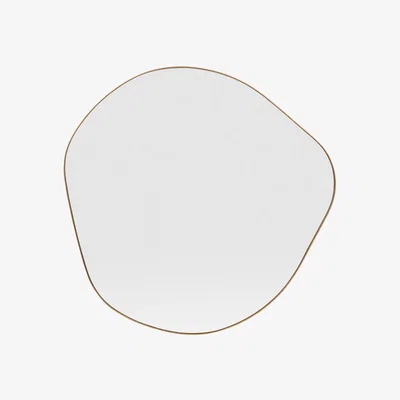 Heal's Heal's Fine Edge Mirror Organic Smoke Black Large - Heal's UK Furniture