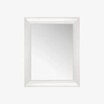 Heal's Kartell Francois Ghost Large Rectangular White Mirror - Heal's UK Furniture
