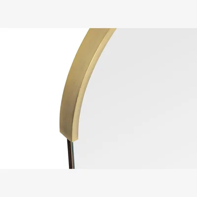 Heal's Heal's Ovo Oblong Wall Mirror Brass 65 x 45cm