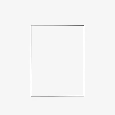 Heal's Heal's Fine Edge Mirror Rectangle 170x110cm Silver - Heal's UK Furniture