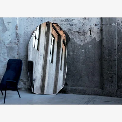 Heal's Glas Italia Kooh-i-noor Wall Mirror 206 x 116cm
