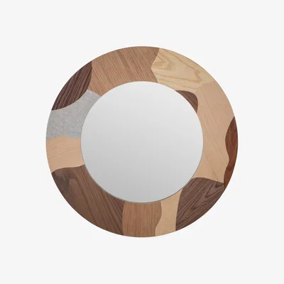 Heal's Chelsea Vivash Round Wall Mirror 50cm - Heal's UK Furniture