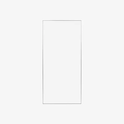 Heal's Heal's Fine Edge Mirror Tall Black 130x60cm - Heal's UK Furniture