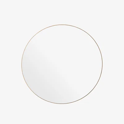 Heal's Heal's Fine Wood Mirror Round Oak Small 60cm - Heal's UK Furniture