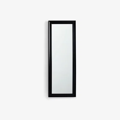 John Lewis ANYDAY John Lewis & Partners Classic Leaner / Wall Mirror, 140 x 50cm, Black
