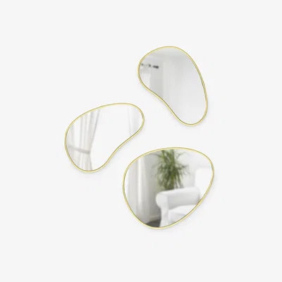 John Lewis Umbra Hubba Pebble Wall Mirror, Set of 3