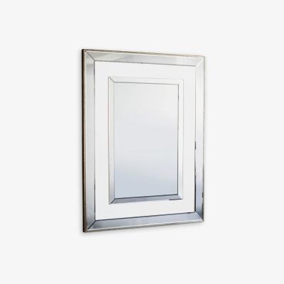 John Lewis Agostini Rectangular Wall Mirror, 90 x 68.5cm, Gold/Clear