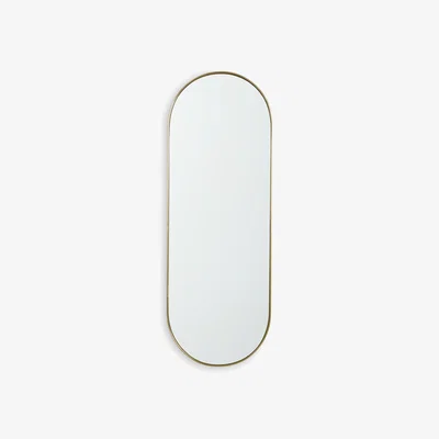 John Lewis John Lewis Scandi Metal Lozenge Mirror, 78 x 28cm