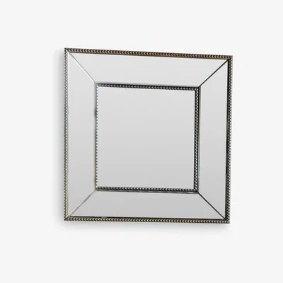 John Lewis Radley Square Frame Wall Mirror, 49 x 49cm, Clear