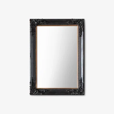 John Lewis Gallery Direct Greenley Rectangular Wall Mirror, 109 x 79cm, Antique Black