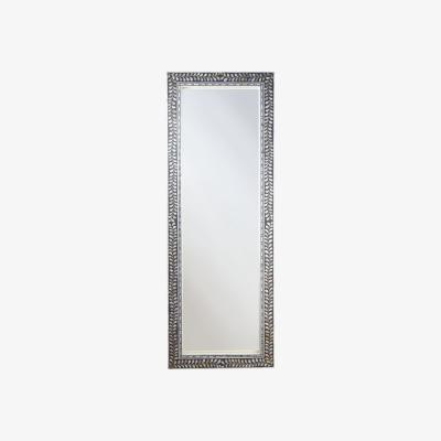 John Lewis John Lewis & Partners Mother Of Pearl Frame Wall Mirror, 180 x 65cm, Grey