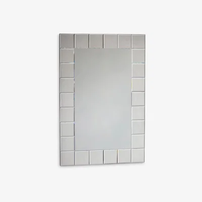John Lewis Alfredo Rectangular Glass Frame Mirror, 90 x 60cm, Clear