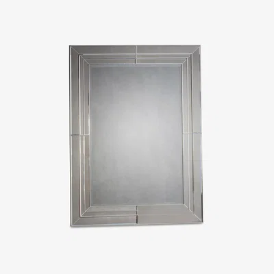 John Lewis Knapton Rectangular Bevelled Glass Wall Mirror, 113.5 x 83cm, Clear