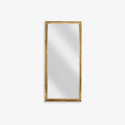 John Lewis Nkuku Yadur Full Length Metal Frame Wall Mirror, 166.5 x 75.5cm, Brass