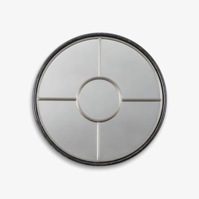 John Lewis Gallery Direct Compton Round Metal Wall Mirror, 60cm, Silver